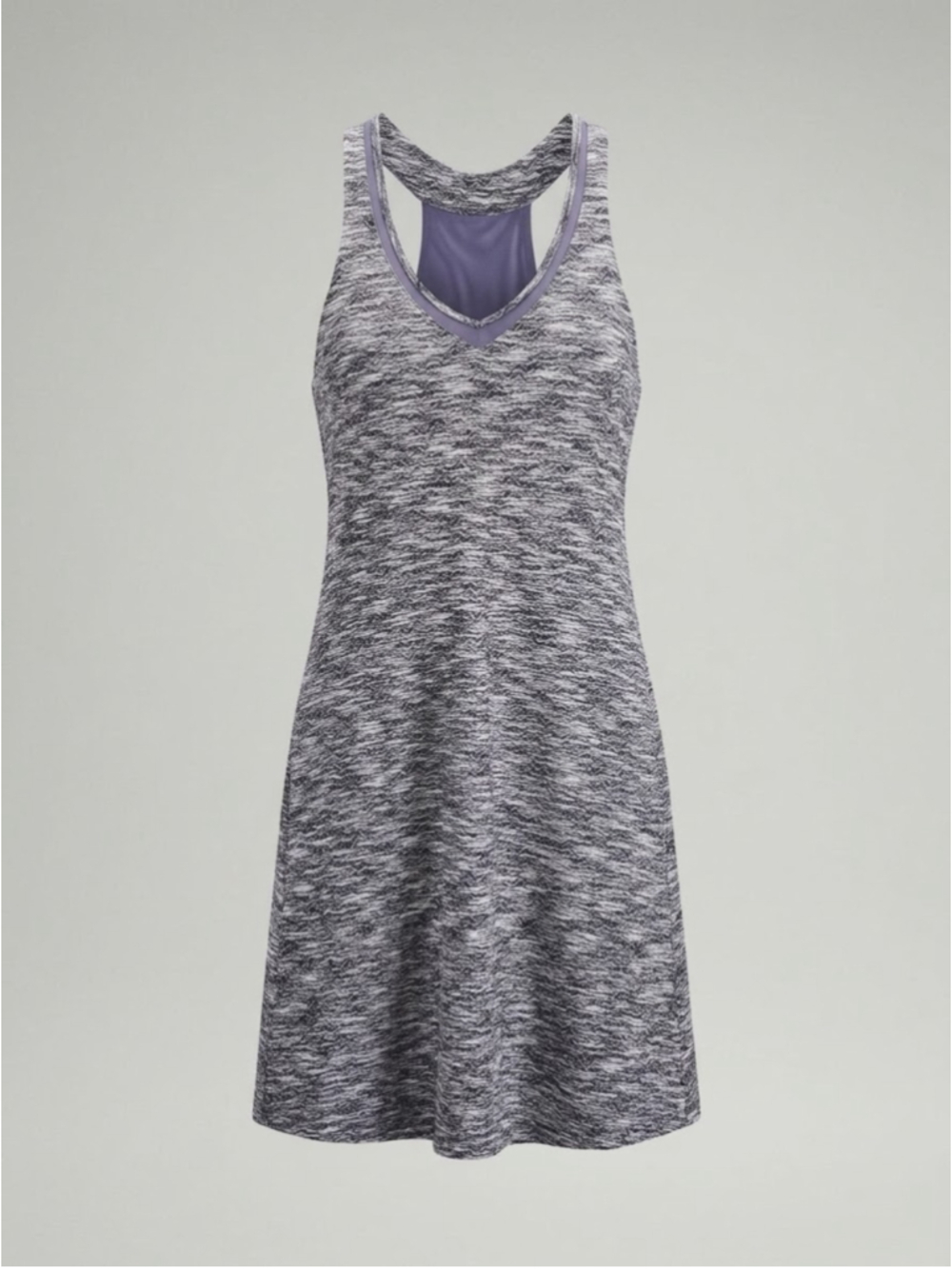 Sporty Y2K Women's MPG Athletic Mini Dress Size M Grey/Purple/